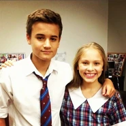 Alea and former Home and Away co-star Will McDonald