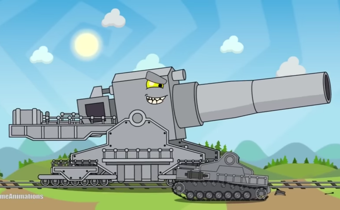Iron Tanks - Crazy weapon Schwerer Gustav (English