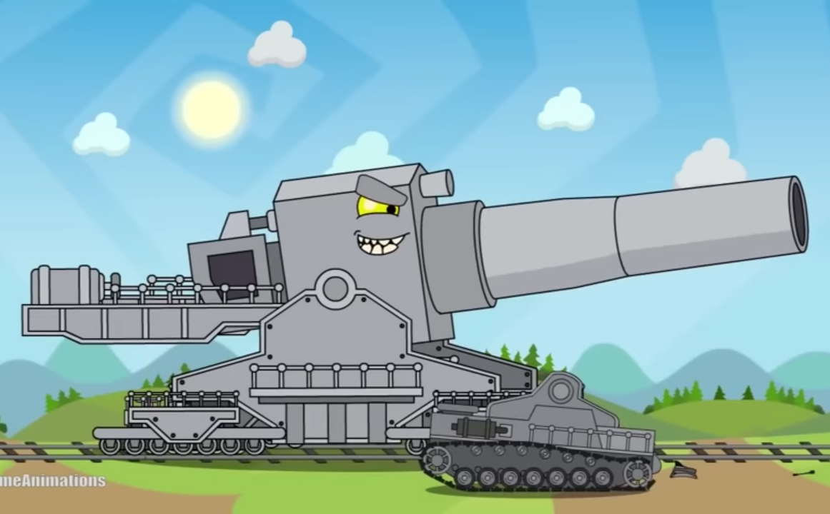 Schwerer Gustav, Homeanimations tanks (English) Wiki