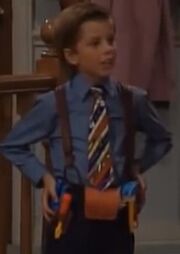 Mark, dressed up for his future
