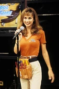 Heidi announcing the show