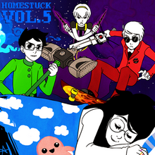 Homestuck Vol 5 Album cover-1-