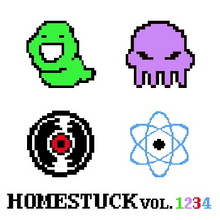 Homestuck Vol 1-4 Album cover-1-