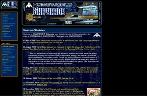 Homeworld Shipyards homepage