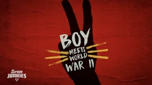 The  for Jojo Rabbit was 'Boy Meets World War II'. Titles designed by .