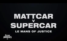 The  for Ford v Ferrari was 'Mattcar v Supercar: Le Mans of Justice'. Titles designed by .