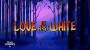 The  for Pocahontas was ‘Love at First White’. Titles designed by .