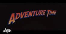 The  for Indiana Jones Trilogy was ‘Adventure Time’. Titles designed by .