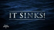 The  for Titanic (2023 Remaster) was ‘It Sinks!’. Titles designed by .