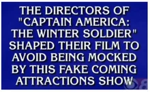 "What is Honest Trailers?" This 2018 Jeopardy question referred to the Russo Brothers being inspired by Honest Trailers to make  a better film.