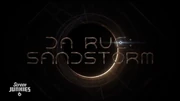 The  for Dune (2021) was ‘Da Rue: Sandstorm’. Titles designed by .