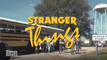 Perfect Strangers-style titles for Stranger Things. Title design by .