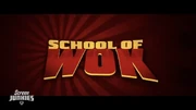The  for Kung Fu Panda was ‘School of Wok’. Titles designed by .