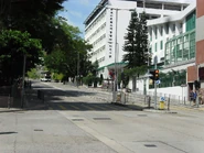 從偉倫街望向南昌街往澤安邨的坡道
