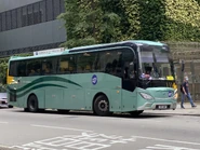 NR18線回程班次停泊於九龍貿易中心對面（2021年8月）