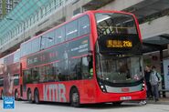 A bus on Route 213S (ATENU1431/VL7196) was picking up passengers at On Tat Bus Terminus
