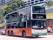 新巴時期派出丹尼士三叉戟10.6米雙層空調巴士（16XX）行走