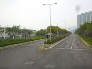 惠東路以東的一段東涌海濱路（2012年10月）