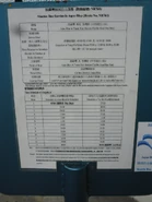 NR761線設於荃灣站的站牌（2012年8月） 其他：（2012年4月）