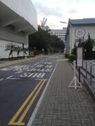 Sir Run Run Shaw Hall bus stop 02-05-2015