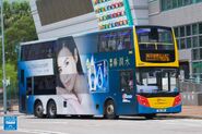 907B線城巴用車駛經大埔墟街市