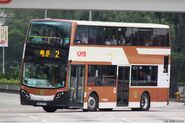 仿照冷氣試驗色彩的Enviro400（ATSE48／RW5779）行走2號線