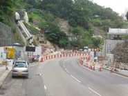 近天韻樓一段轉彎位，留意當時仍未修建天橋