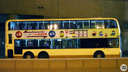 KMB once specially framed the promotional banners about interchange concessions between Route 213M and MTR on Enviro500 MMCs running on this route.