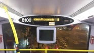 8100-8109’s upper Next Stop Announcement Machine and lower luggage rack CCTV screen