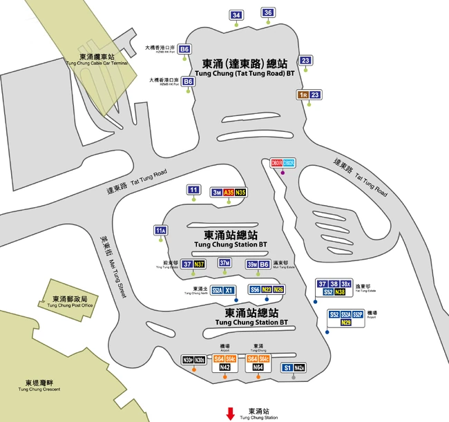 Tung Chung Bus Terminus Layout.png