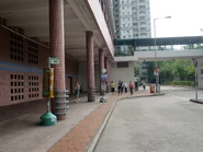 View of the green minibus terminus (October 2018)