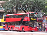 九巴裝配Wright Eclipse Gemini 3車身的富豪B8L（V6B21／WC4551）以特見身份行走968線