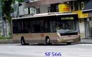 九巴的ASCU1／PB6682外觀上及車廂都和第二批ASC大致相同，現主要行走95M線