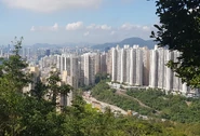 Looking towards Kwun Tong from the foothills of Mau Wu Shan (November 2022)