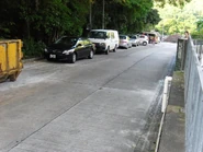 石門甲道路面狹窄（2011年8月）