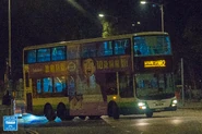 NB2線用車正駛出元朗港鐵站