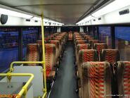 龍運巴士旗下之丹尼士三叉戟客車版巴士採用高背絲絨座椅