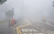 站景，當時非常大霧（2023年4月）