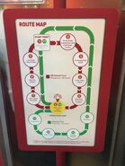 Big Bus Red and Green Route map