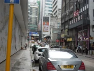 從德輔道中望向租庇利街路近皇后大道中交界處