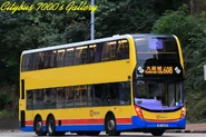 6443@608 2.jpg (460 KB) Enviro500 MMC Facelift 12.8m buses (6426-6443) equipped with dual wheelchair bays are the main vehicles used on Route 608