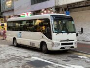 俊和巴士之27座位豐田Coaster XZB80R（NH3393）於2022年初成為HR60線用車