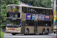 Route 15 was once mainly operated by Dennis Trident (ATR) buses