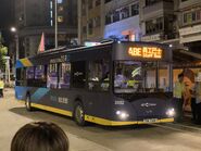 新巴最後一天服務當日，巴士公司安排比亞迪K9R作員工巴士