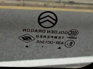 金旅小巴的車窗標記