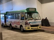 65X線用車停泊於北角碼頭（2022年6月）