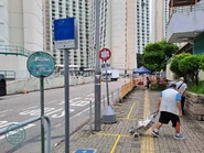 興昌樓（大興街）居民巴士站及大興商場臨時巴士站（2023年7月）