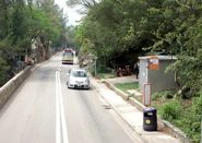 南行站景（2011年6月），後方為北行站