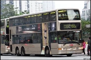 於實施低排放區政策前，丹尼士三叉戟（ATR）為60X線主力用車之一