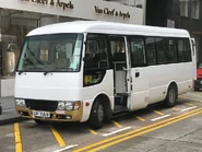 晶晶三菱Rosa用車(UP7169)曾行走HR64線，前身為MU3211，曾為HR85線提供服務